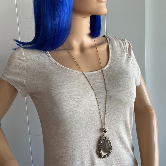 Lucite crystal necklace